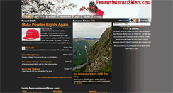 Desktop Screenshot of famousinternetskiers.com